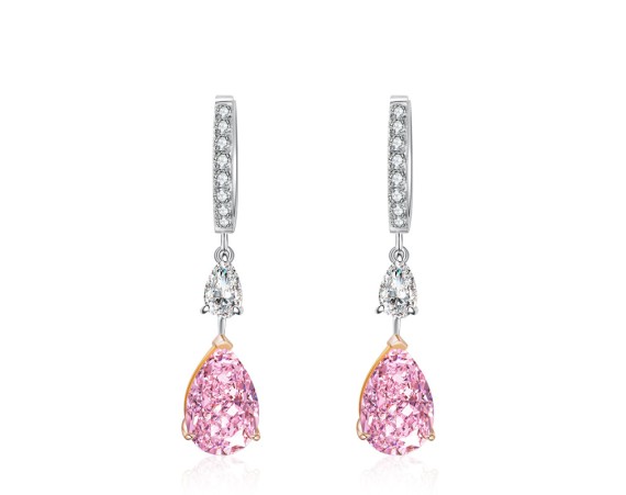 WATER DROP ZIRCON EARRINGS