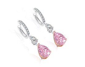 WATER DROP ZIRCON EARRINGS