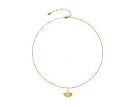 Fan-shaped Necklace