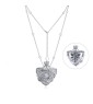 BLACK IRREGULAR FLOWER NECKLACE