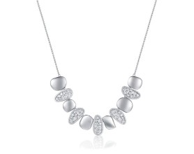 IRREGULAR COLOR ZIRCONIUM NECKLACE