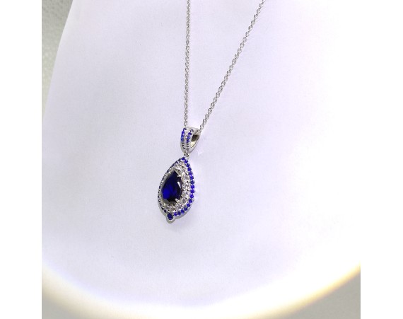 BLUE DROP NECKLACE