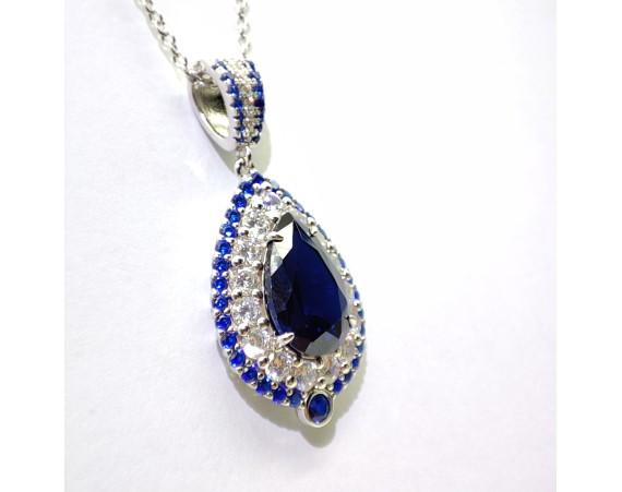 BLUE DROP NECKLACE