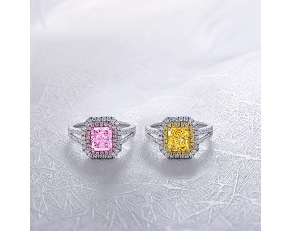 DOUBLE ZIRCONIA RING