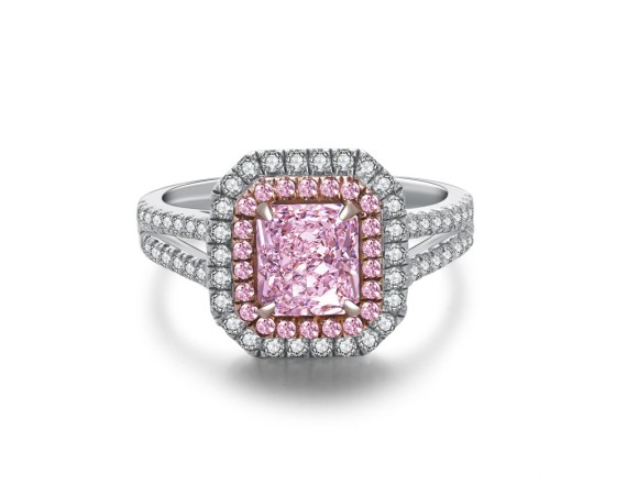 DOUBLE ZIRCONIA RING