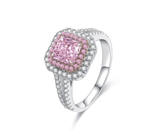DOUBLE ZIRCONIA RING