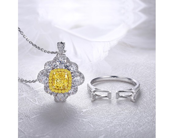 DARK FAT RECTANGULAR ZIRCON RING